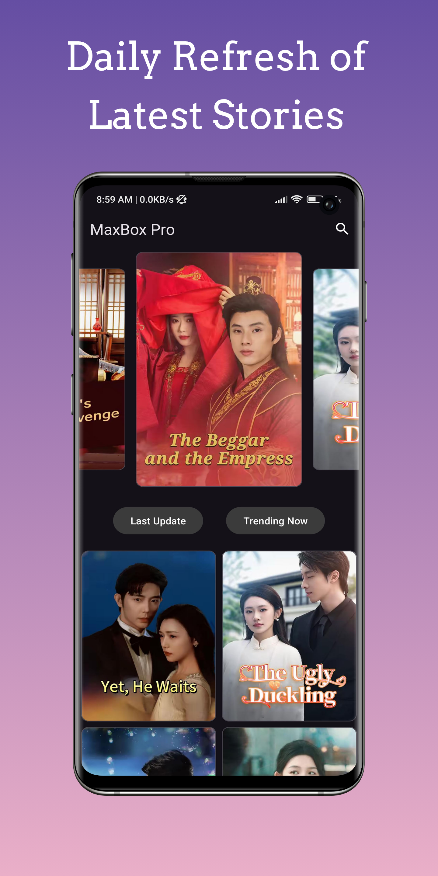 Daily Refresh of Latest Stories